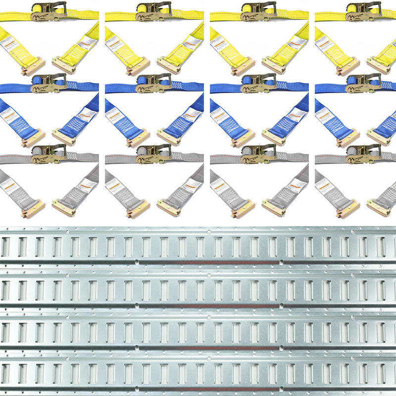 4Pack Ratchet Kayışlar E Track Kit