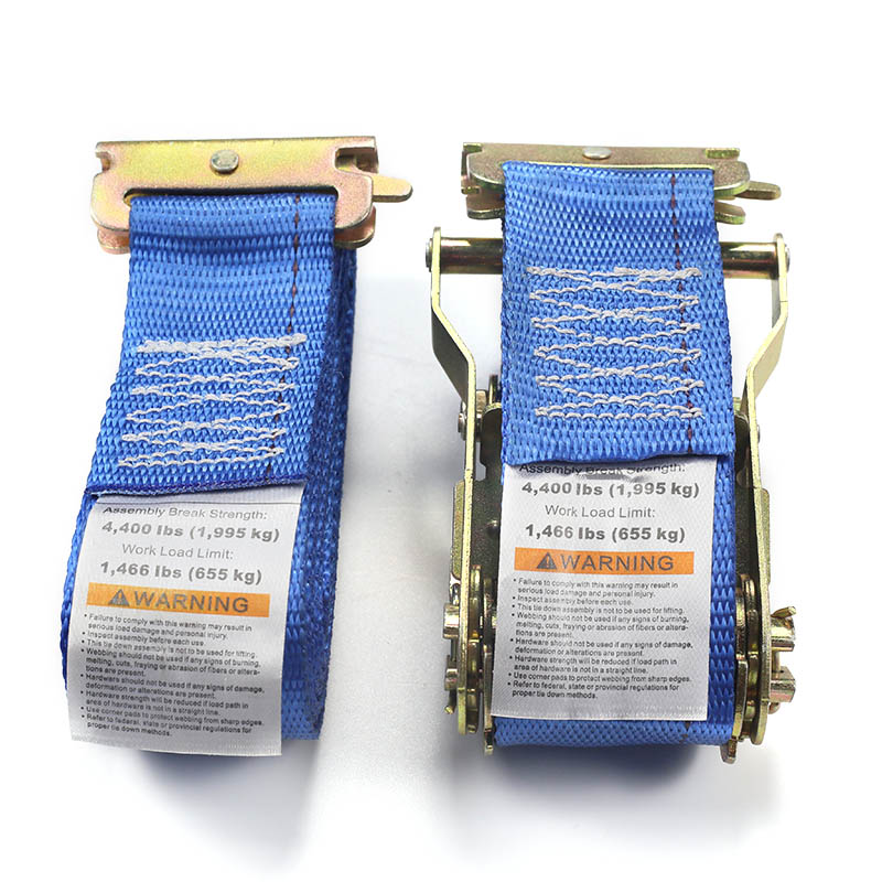 2 düymlük E-Track Cırcır kəməri Mavi