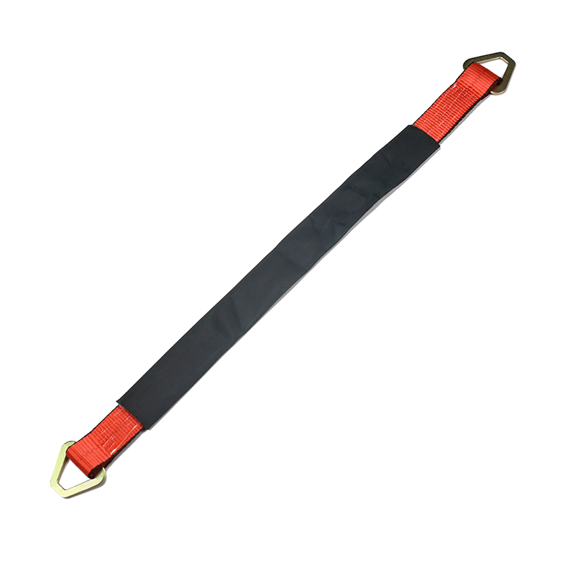D-Ring Qırmızı ilə 36 INCH x 2 INCH Avtomobil Ox Qayışları