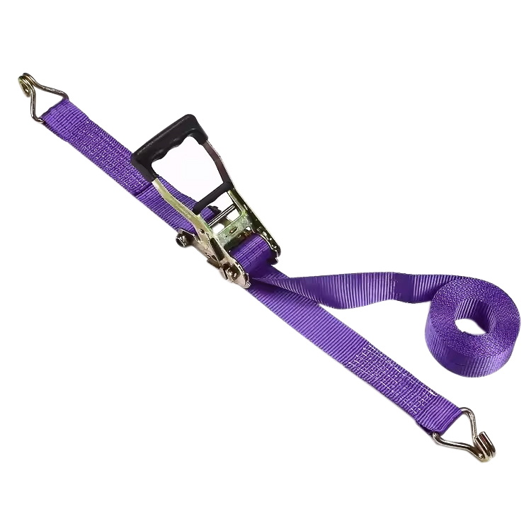 38mm 3T Bənövşəyi Barmaq Rezin Tutacaqlı Ratchet Kəmər