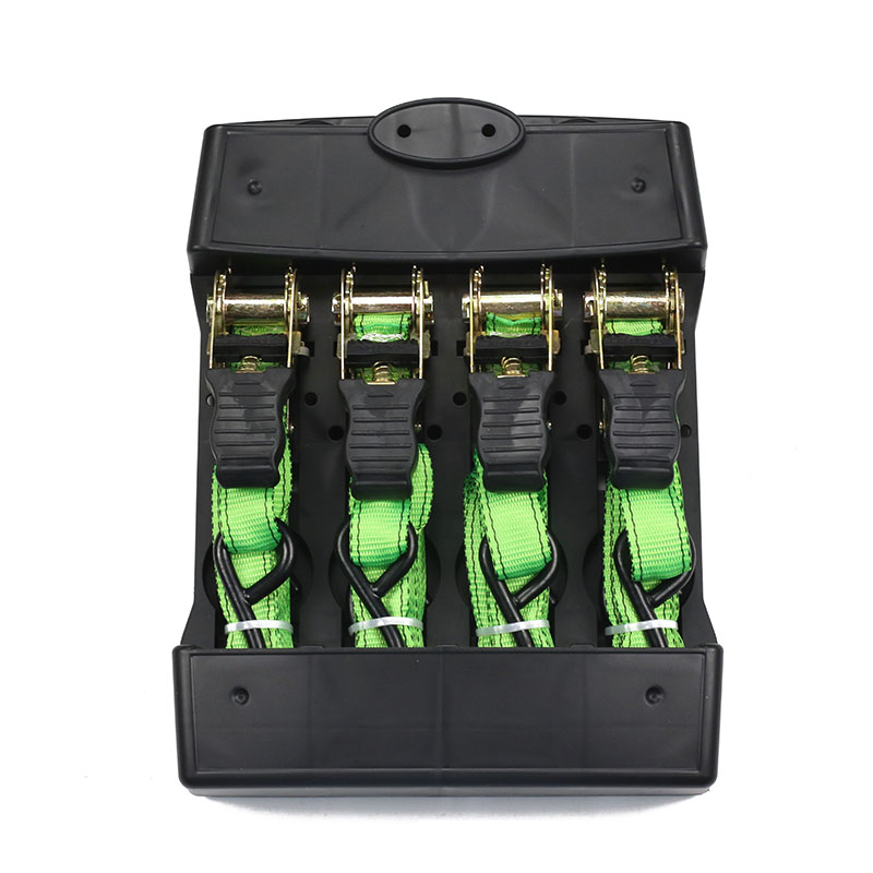4PC 1 INCH Rezinlə örtülmüş cırcır qayışları